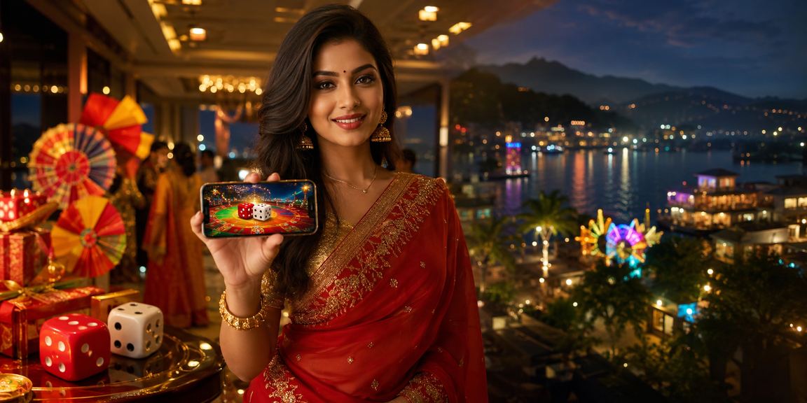 রাঙামাটিতে পহেলা বৈশাখে অনলাইন ডাইস লটারি গেম খেলছেন একজন খেলোয়াড়
